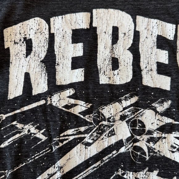 Star Wars Women's REBEL Alliance T-Shirt Gray Size Medium‎ - Picture 7 of 8